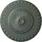 Ekena Millwork Lyon Ceiling Medallion (Fits Canopies up to 3 5/8"), 23 1/2"OD x 3 1/4"P, Cloud Burst Crackle CM23LYCBC - alternate 1
